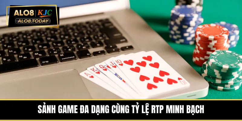 Sảnh game đa dạng cùng tỷ lệ RTP minh bạch